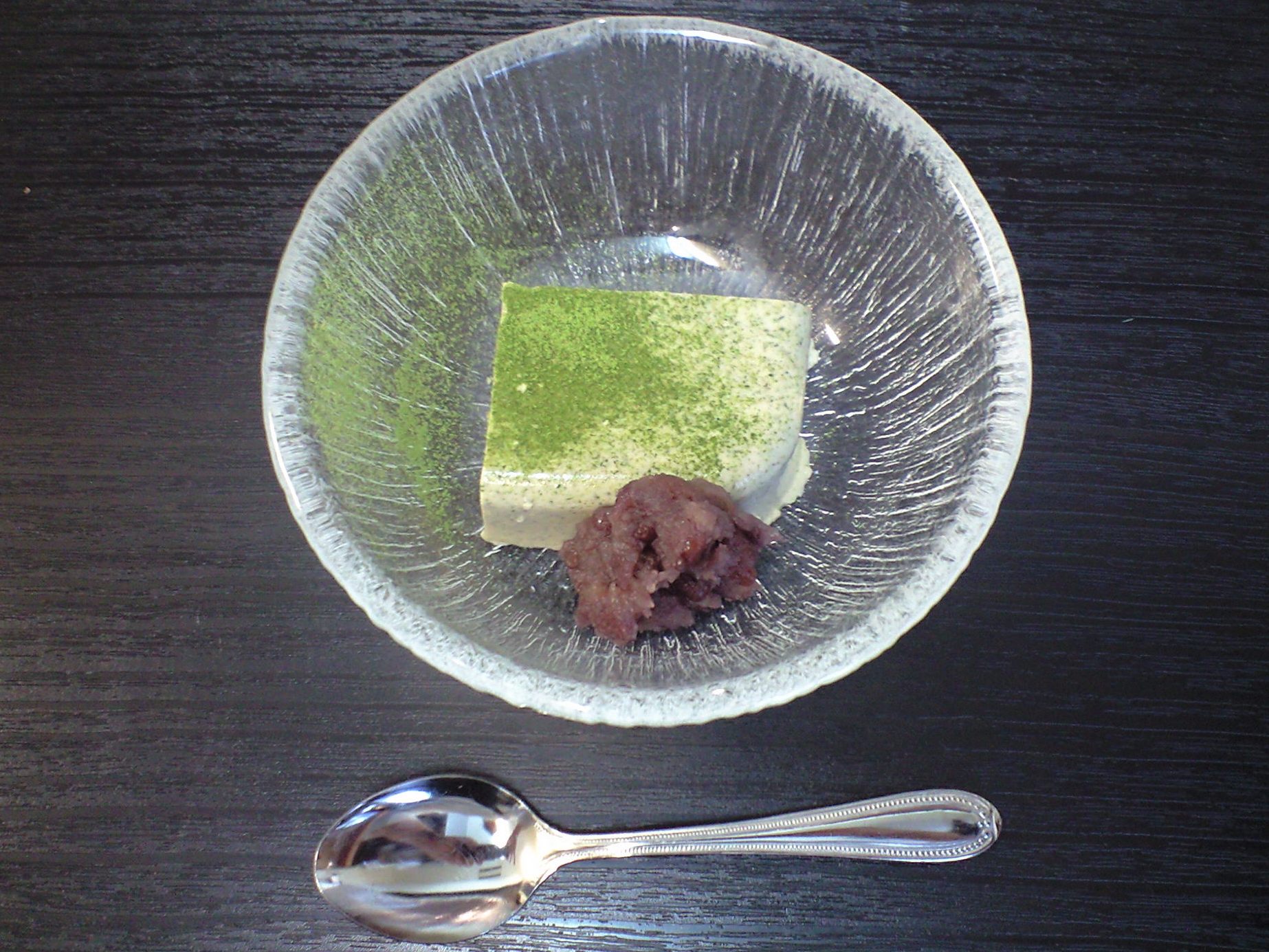 Green tea Bavarian cream