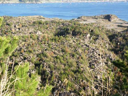 a lava tableland