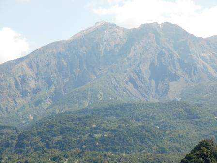 the surface of a mountain