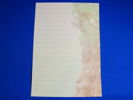 The Ancient Jomon cedar in Yakushima island letter paper