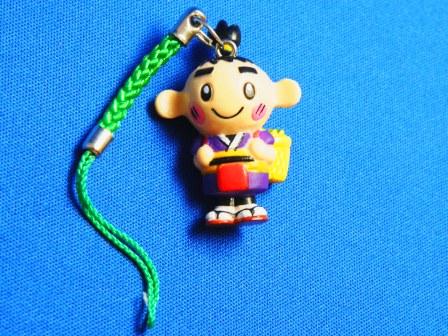 An image character of Kagoshima tea Kagochamaru strap