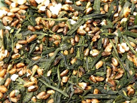 Organic Genmaicha(a mix of green tea and roasted brown rice) Kamoarare