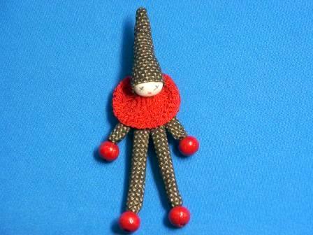 a brooch : A clown