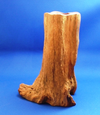 A Yakusugi cedar bud vase